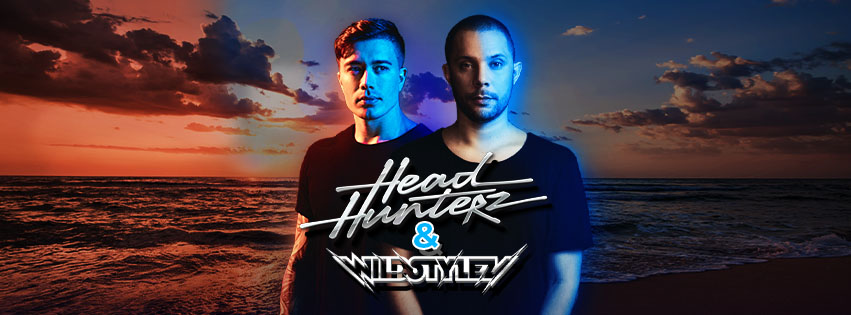 headhunterz & wildstylez at the beach bloemendaal beachclub fuel hardstyle outlaw events