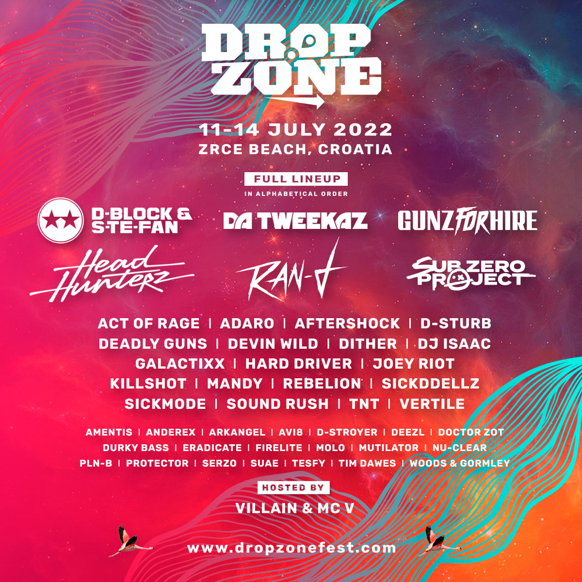 Dropzone completes line-up: 4 days of sun, party and harder styles in ...